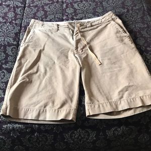 Red Camel tan flat front shorts